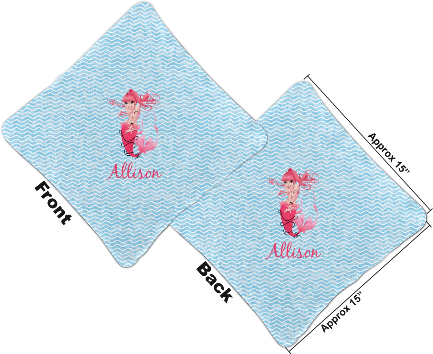 mermaid security blanket