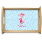 Mermaid Natural Wooden Tray - Small (Personalized)