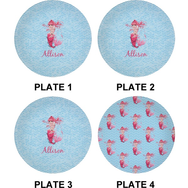 Mermaid Set of Appetizer / Dessert Plates (Approval)