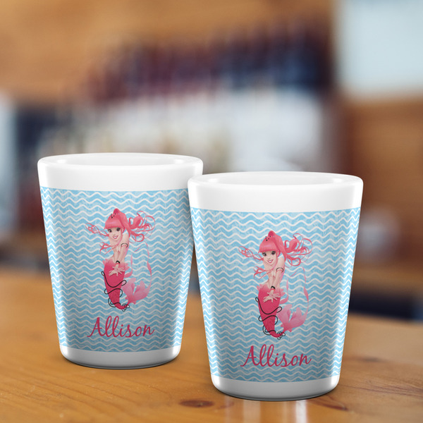 Mermaid Shot Glass - White - LIFESTYLE