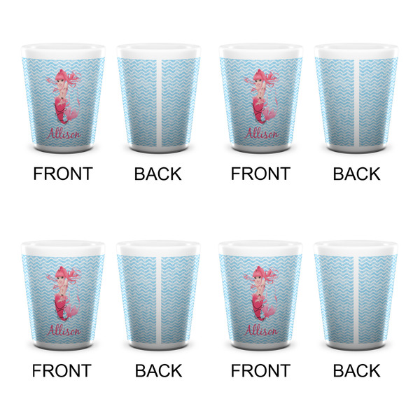 Mermaid Shot Glass - White - Set of 4 - APPROVAL