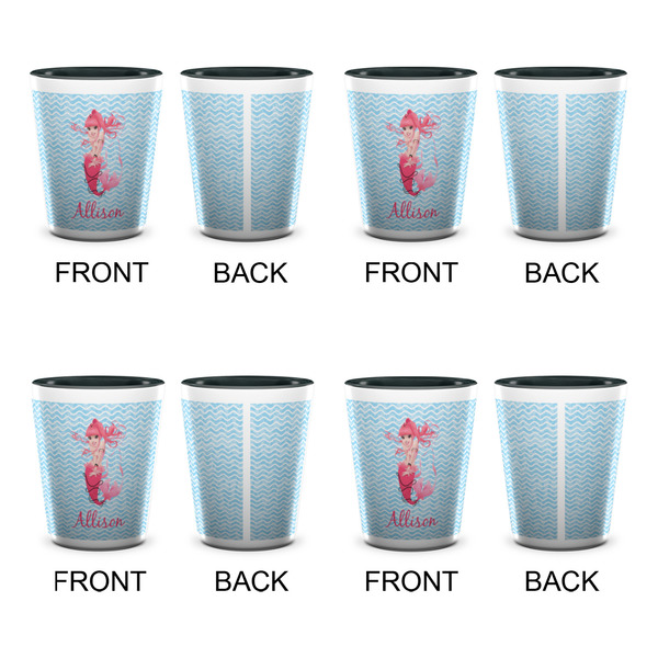 Mermaid Shot Glassess - Two Tone - Set of 4 - APPROVAL