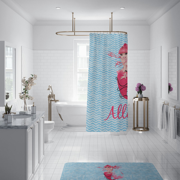 Mermaid Shower Curtain - Custom Size