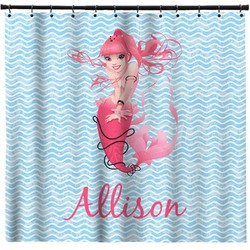 Mermaid Shower Curtain - Custom Size (Personalized)