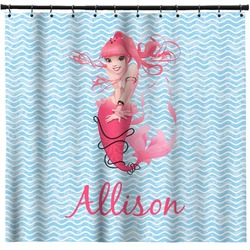 Mermaid Shower Curtain - 71" x 74" (Personalized)