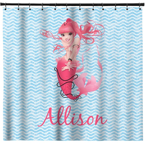 Custom Mermaid Shower Curtain (Personalized)