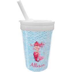 Mermaid Sippy Cup with Straw (Personalized)