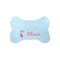 Mermaid Bone Shaped Dog Food Mat (Small) (Personalized)