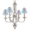 Mermaid Small Chandelier Shade - LIFESTYLE (on chandelier)