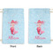 Mermaid Small Laundry Bag - Front & Back View