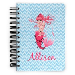 Mermaid Spiral Notebook - 5x7 w/ Name or Text