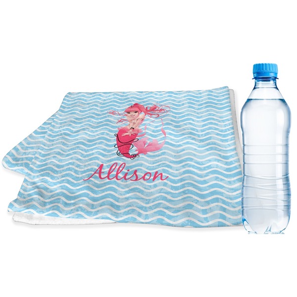 Custom Mermaid Sports & Fitness Towel (Personalized)