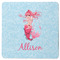 Mermaid Square Rubber Backed Coaster (Personalized)