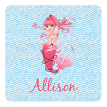Mermaid Square Decal - XLarge (Personalized)