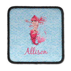 Mermaid Iron On Square Patch w/ Name or Text