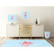 Mermaid Square Wall Decal Wooden Desk
