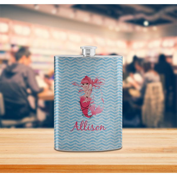 Mermaid Stainless Steel Flask - LIFESTYLE 2