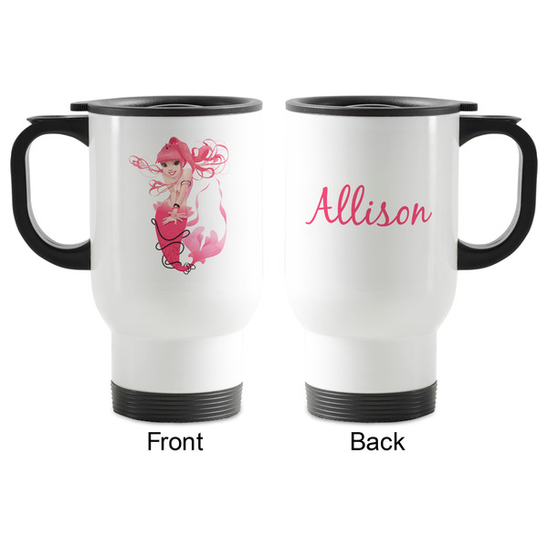 Mermaid Stainless Steel Travel Mug with Handle - Apvl