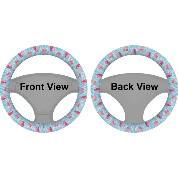 Mermaid Steering Wheel Cover- Front and Back