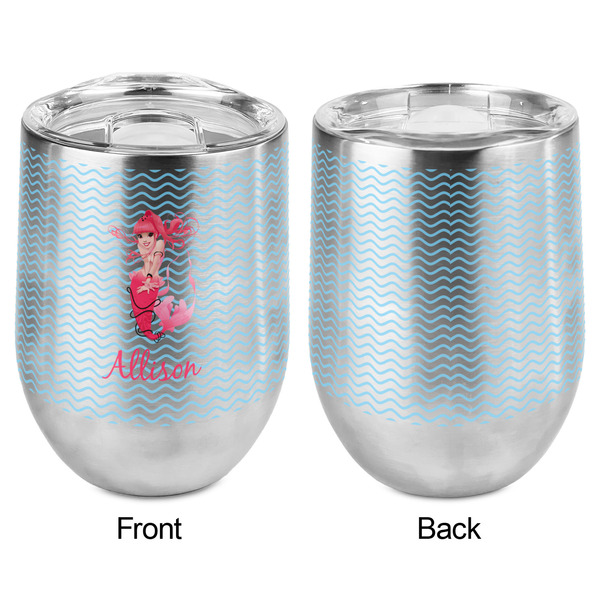 Mermaid Stemless Wine Tumbler - Full Print - Approval