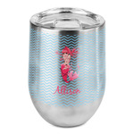 Mermaid Stemless Wine Tumbler - Full Print (Personalized)