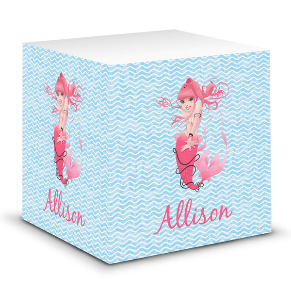 Custom Mermaid Sticky Note Cube (Personalized)