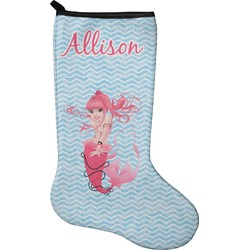 Mermaid Holiday Stocking - Single-Sided - Neoprene (Personalized)