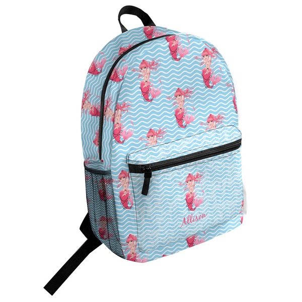 Custom Mermaid Student Backpack (Personalized)