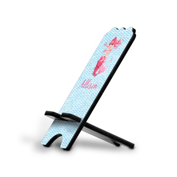 Custom Mermaid Stylized Cell Phone Stand - Small w/ Name or Text