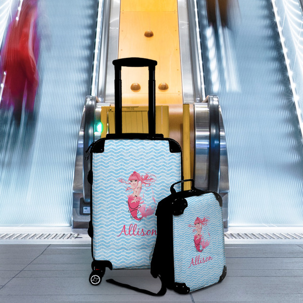 Mermaid Suitcase Set 4 - IN CONTEXT