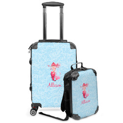 Mermaid Kids 2-Piece Luggage Set - Suitcase & Backpack (Personalized)
