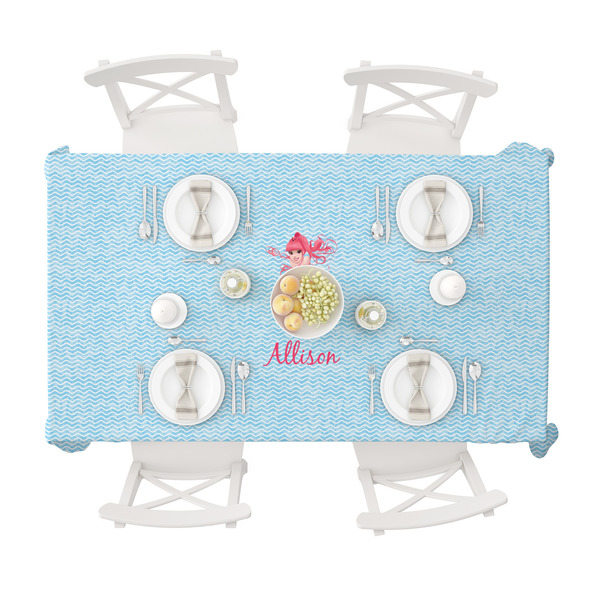 Mermaid Tablecloths (58"x102") - TOP VIEW