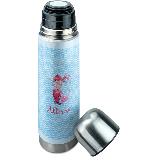 Mermaid Thermos - Lid Off