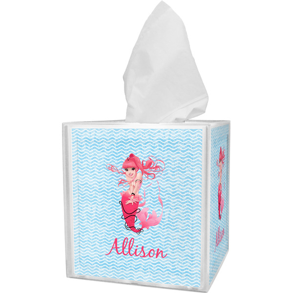 Custom Mermaid Tissue Box Cover (Personalized)