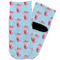 Mermaid Toddler Ankle Socks - Single Pair - Front and Back