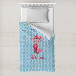 Mermaid Toddler Duvet Cover w/ Name or Text