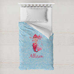 Mermaid Toddler Duvet Cover w/ Name or Text