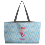 Mermaid Beach Totes Bag - w/ Black Handles (Personalized)
