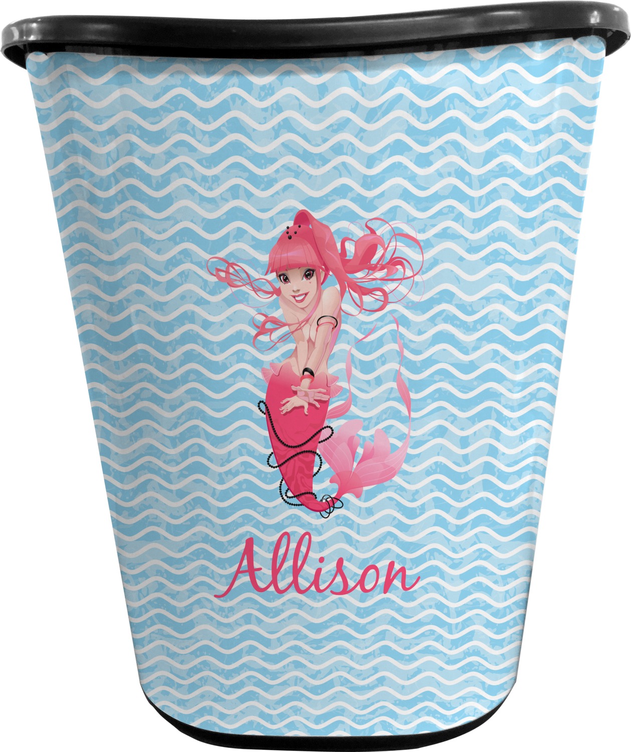 Mermaid Waste Basket (Personalized) YouCustomizeIt