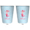 Mermaid Trash Can White - Front and Back - Apvl