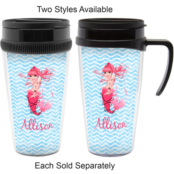 Mermaid Travel Mugs - with & without Handle