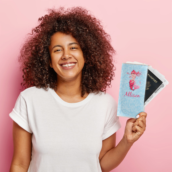 Mermaid Vinyl Document Holder - LIFESTYLE