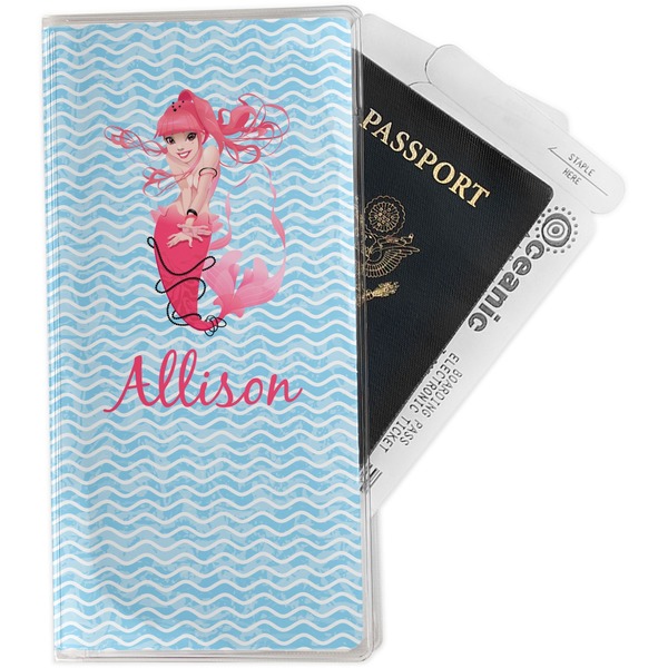 Custom Mermaid Travel Document Holder