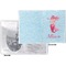 Mermaid Vinyl Passport Holder - Flat Front and Back