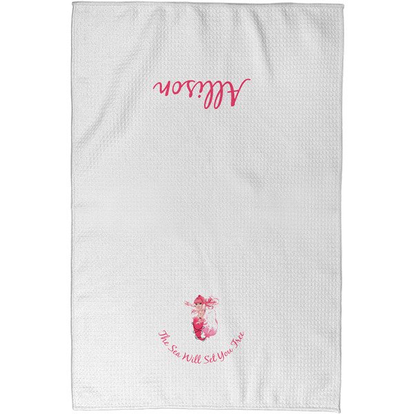 Mermaid Waffle Towel - Partial Print - Approval Image