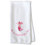 Mermaid Kitchen Towel - Waffle Weave - Partial Print (Personalized)
