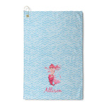 Mermaid Waffle Weave Golf Towel (Personalized)