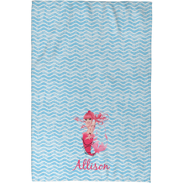 Mermaid Waffle Weave Towel - Full Color Print - Approval Image
