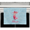 Mermaid Waffle Weave Towel - Full Color Print - Lifestyle2 Image