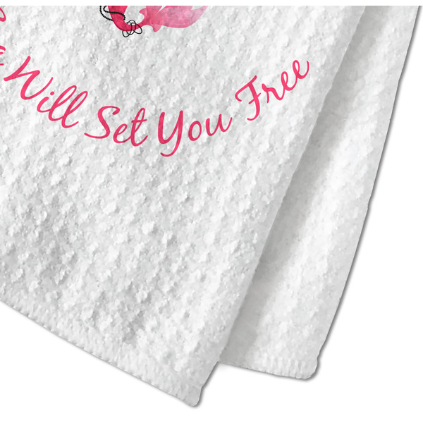 Mermaid Waffle Weave Towel - Closeup of Material Image